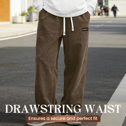 💐60% DE RÉDUCTION ! Pantalon Décontracté Homme – Coupe Ample & Corde de Serrage 🚶‍♂️✨【Promo Flash】