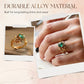 💐 -60% ! Bague Feuille Émeraude Synthétique – Élégance Quotidienne Touche de Vert 💚✨【Saisissez-la】
