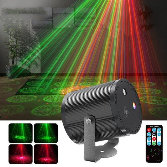 🎉🎇50% de réduction ! Projecteur laser DJ – 7 modes, télécommande & synchronisation musicale