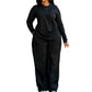 🍂 Confort Absolu & Style | Haut Manches Longues & Pantalon Large | Silhouette Détendue-Chic 👖【Soldes -50%】