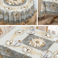 🌺 Ambiance Élégante à Table | Nappe Fleurie en Relief | Pour Dîners & Fêtes 🎀【Promo -50%】
