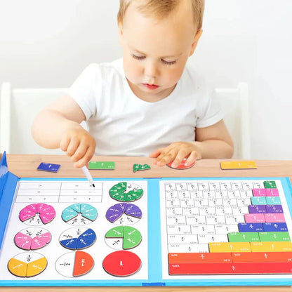 ✨ Nouveauté 2026 | Puzzle Magnétique Livre de Fractions 🧩【-50% sur les Best-sellers】
