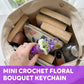 💐 Un Mini Jardin à Porter | Porte-clés Fleuri en Crochet 🔑【Promo -50%】