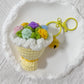 💐 Un Mini Jardin à Porter | Porte-clés Fleuri en Crochet 🔑【Promo -50%】