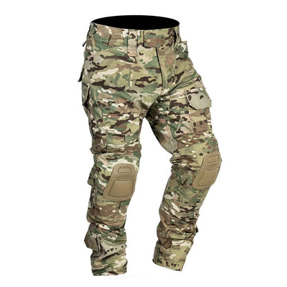🔧 Maxi Rangement & Mobilité | Pantalon Multifonction Tactique avec Protège-Genoux 🎒【Promo Flash -60%】