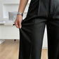 🛋️ Confort Absolu & Luxe Quotidien | Pantalon Palazzo Ceinturé Large ☁️【Promo -50%】