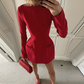 ⚡ Chic Urbain Facile | Robe Élégante Mini Ligne A | Tenue Jour/Nuit Rapide 🛍️【-50% Aujourd‘hui】
