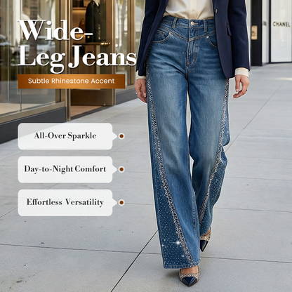 🎇 Indispensable 2026 | Jean Scintillant Bootcut | Éclat pour Fêtes à Clips 👖【Prix Lancement】