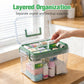 ✈️ Kit de Voyage Indispensable | Organisateur de Médicaments Compact 2 Étages 🧰【-50% Aujourd‘hui】