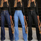✨ Silhouette Parfaite Garantie | Pantalon Flare Taille Haute | Effet Jambes Longues 🌟【Soldes -50%】