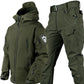 🔥 Chaleur Extreme en Montagne | Veste Softshell Rembourrée Épaisse ❄️【Soldes -60%】