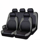 🚗💺 -50% ! 🏅Lot de 9 Housses de Siège Auto – Cuir Synthétique, Compatible Airbag & Ajustement Universel.