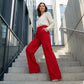 🌸 NOUVEAUTÉ PRINTEMPS 2026 | Pantalon Palazzo Uni à Taille Haute ✨【PROMO LANCEMENT -60%】