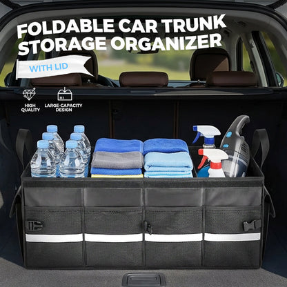 🚗 Hit de l‘Organisation Auto 2026 | Boîte de Rangement Pliable pour Coffre 📦【-50%】