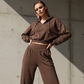 📢📢60 % de réduction !!⏰Women's Crop Hoodie & Wide-Leg Pants Set