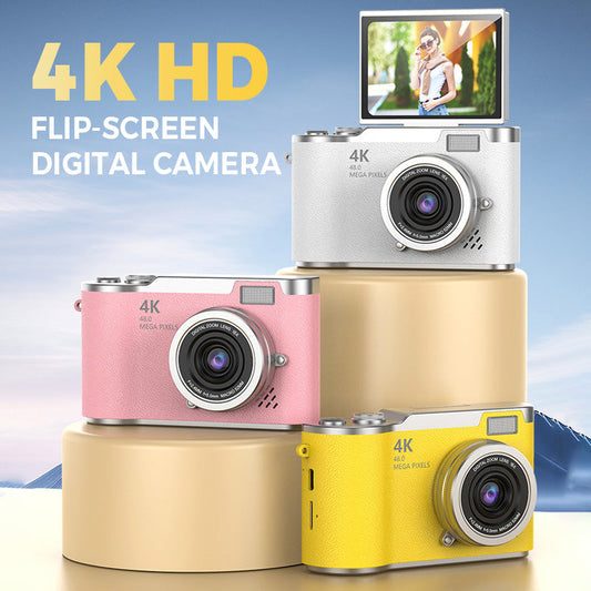 📸 60% DE RÉDUCTION! ✨ Appareil Photo Numérique 4K HD à Écran Rabattable – Autofocus, Zoom 16X & Parfait pour Vlogs & Photos 🎥
