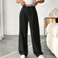 💐60% DE RÉDUCTION ! Pantalon Large Taille Haute – Tissu Doux, Confort Absolu 🌸☁️【Offre Limitée】