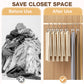 💡 Nouveauté 2026 | Porte-vêtements Invisibles Multi-Pinces | Pour un Balcon Range 👚【-50%】