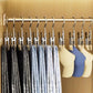 💡 Nouveauté 2026 | Porte-vêtements Invisibles Multi-Pinces | Pour un Balcon Range 👚【-50%】
