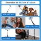 📸✨ Trépied Perche à Selfie Extensible 165 cm | Télécommande Bluetooth, Rotation 360° & Lumière Intégrée