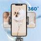 📸✨ Trépied Perche à Selfie Extensible 165 cm | Télécommande Bluetooth, Rotation 360° & Lumière Intégrée