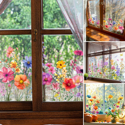 ✨ NOUVEAUTÉ 2026 | Lot d'Autocollants Bouquet de Fleurs | Double Face & Amovible 🌸【-50%】