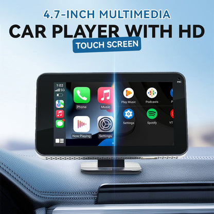 🚗 New Arrival | 4.7" HD Touchscreen Car Player | Phone Mirror & Bluetooth 🎵【2026 Debut】