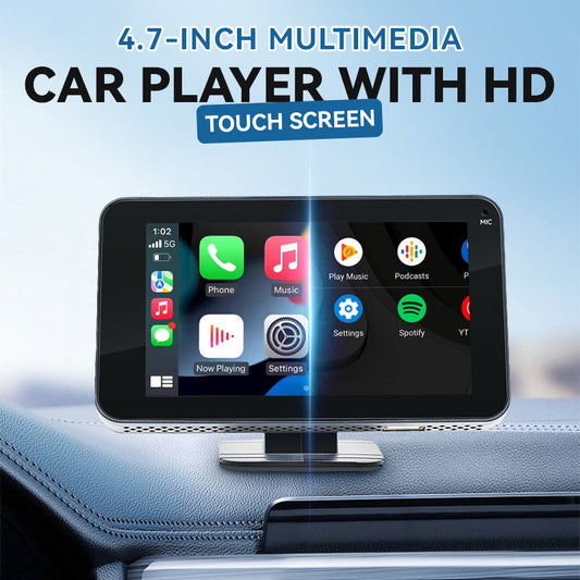 🚗 New Arrival | 4.7" HD Touchscreen Car Player | Phone Mirror & Bluetooth 🎵【2026 Debut】