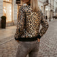 💐50% DE RÉDUCTION ! Veste Léopard à Paillettes – Brillez en Soirée ✨🪩【Stock Limité】