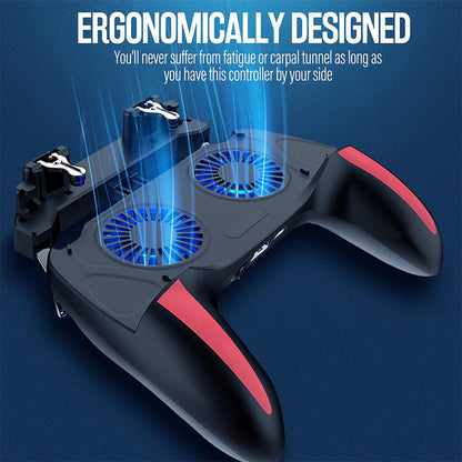 🎧 IMMERSION TOTALE | Manette Mobile 5-en-1 | Refroidissement, Charge & Maintien Intégrés ⚡📱【-50%】