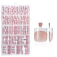 💐50% DE RÉDUCTION ! Ongles Artificiels Femme – Pose Facile en 5 Min 💅✨【Offre Limitée】