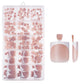 💐50% DE RÉDUCTION ! Ongles Artificiels Femme – Pose Facile en 5 Min 💅✨【Offre Limitée】