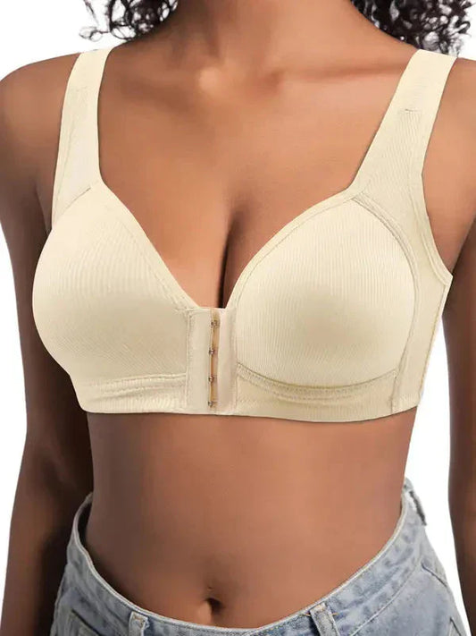 💕 50% DE RÉDUCTION ! Push-Up Sans Coutures – Maintien Latéral Parfait 🌸💪【Offre Flash】