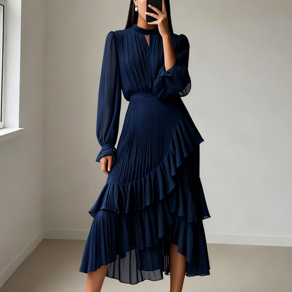 🌸 Légère & Élégante | Robe Midi à Encolure Keyhole | -50% Style 2026 💨