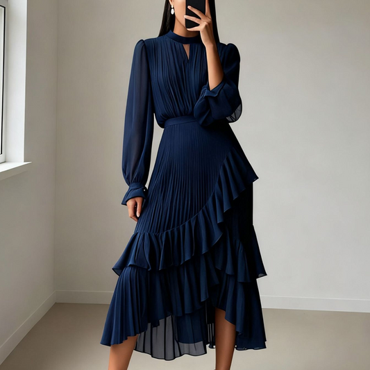 🌸 Légère & Élégante | Robe Midi à Encolure Keyhole | -50% Style 2026 💨