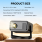 ✨ 60% DE RÉDUCTION ! Vidéoprojecteur Full HD – Netteté Parfaite, Correction Trapézoïdale 🔆📽️【Prix Exceptionnel】