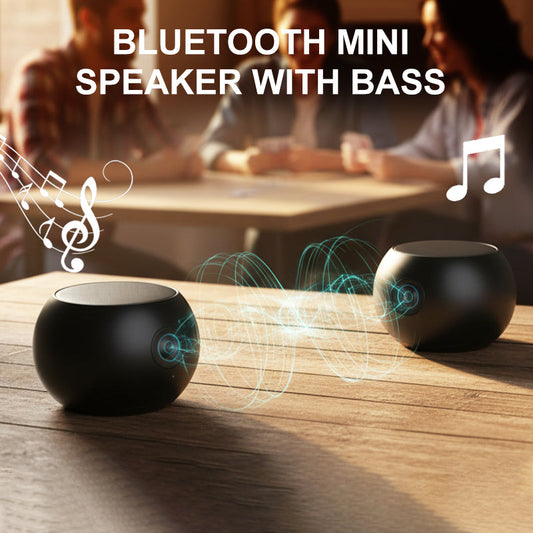 🎵 Son 360° Immersif | Mini Enceinte Bluetooth Basses Puissantes 🔊 | Nouveauté 2026 【-50%】