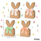 🐰 Nouveauté 2026 | Sachets Cadeaux Lapin de Pâques avec Rubans 🎀【Idéal pour Chasse aux Œufs】