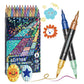✨ Nouveauté 2026 | 24 Marqueurs Pailletés Double-Pointe | Illuminez Vos Créations 🎨【-50%】