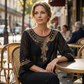 🌸🌿 OFFRE LIMITÉE 50% DE RÉDUCTION! Blouse en Mélange Coton-Lin Brodée pour Femme – Tissu Respirant, Broderie Florale Délicate, Coupe Relax – Parfaite pour le Travail, les Week-ends ou les Sorties Décontractées 🧵☀️