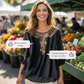 🌸🌿 OFFRE LIMITÉE 50% DE RÉDUCTION! Blouse en Mélange Coton-Lin Brodée pour Femme – Tissu Respirant, Broderie Florale Délicate, Coupe Relax – Parfaite pour le Travail, les Week-ends ou les Sorties Décontractées 🧵☀️