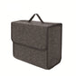 🚗✨ Organiseur de Coffre de Voiture Pliable en Feutre S/L | Maintien Velcro Anti-Glisse, Grande Capacité & Pliage Ultra-Plat