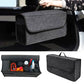 🚗✨ Organiseur de Coffre de Voiture Pliable en Feutre S/L | Maintien Velcro Anti-Glisse, Grande Capacité & Pliage Ultra-Plat