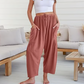 👖✨ 50% DE RÉDUCTION ! Pantalon uni à jambes larges pour femme – Décontracté, confortable et parfait pour un look à la fois décontracté et élégant 🍂