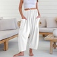 👖✨ 50% DE RÉDUCTION ! Pantalon uni à jambes larges pour femme – Décontracté, confortable et parfait pour un look à la fois décontracté et élégant 🍂