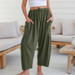 👖✨ 50% DE RÉDUCTION ! Pantalon uni à jambes larges pour femme – Décontracté, confortable et parfait pour un look à la fois décontracté et élégant 🍂