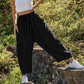 👖✨ 50% DE RÉDUCTION ! Pantalon uni à jambes larges pour femme – Décontracté, confortable et parfait pour un look à la fois décontracté et élégant 🍂