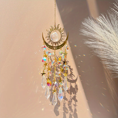 💐50% DE RÉDUCTION ! Suspension cristal pour extérieur – Jardin, cour ou balcon 🌸🪴【Offre Limitée】