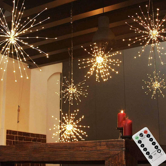 ⚡🔥 Déco Tendance & Lumineuse | Feux d'artifice LED Fil Cuivre | Veilleuse Spectaculaire 🌃✨【Meilleur 2026 -60%】