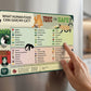 💐50% DE RÉDUCTION ! Cadeau Utile pour Propriétaire de Chat – Guide Alimentaire Magnétique pour Frigo 🎁🐈【Prix Spécial】
